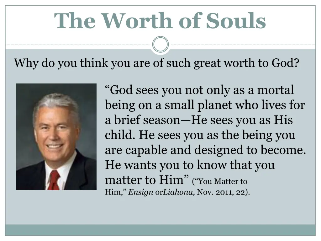 the worth of souls 2