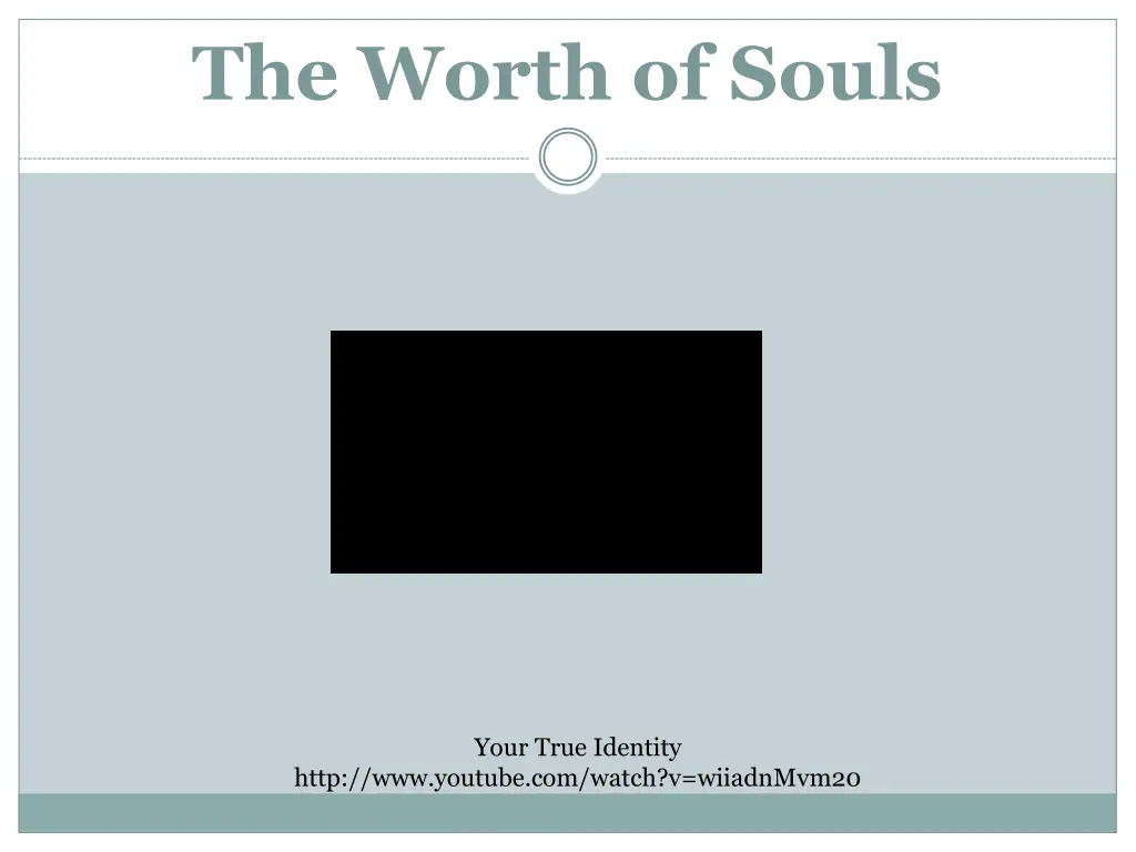 the worth of souls 5