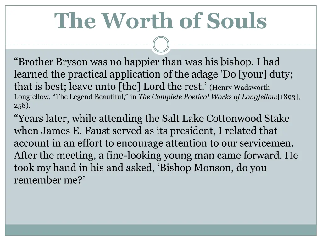 the worth of souls 7