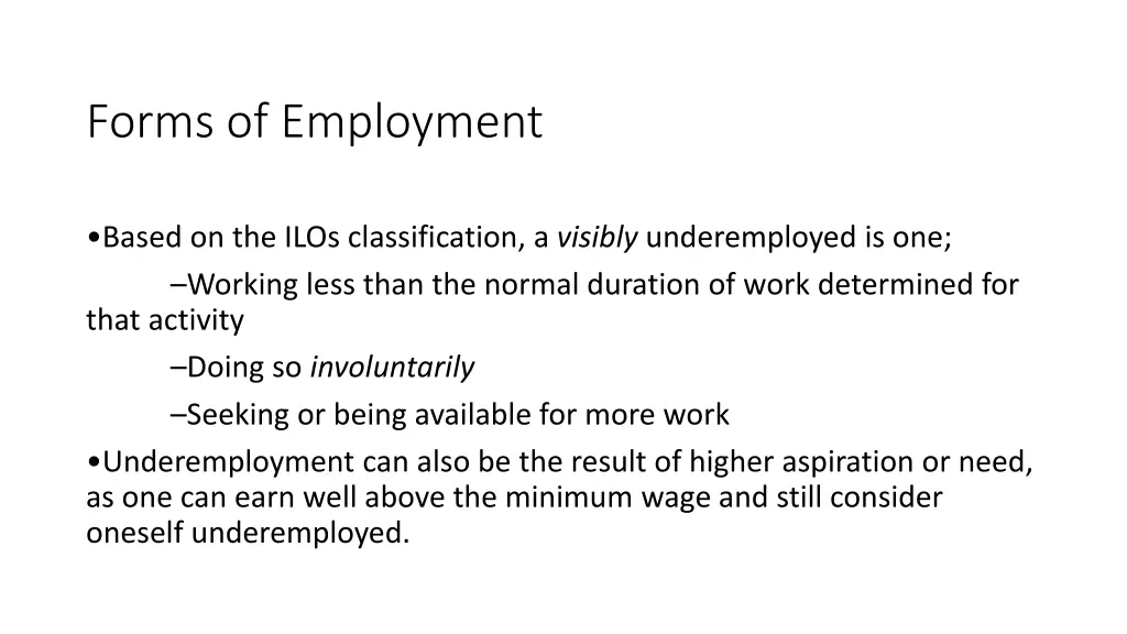 forms of employment 2
