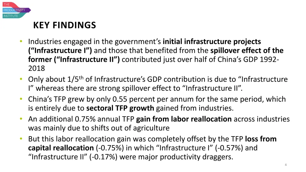 key findings