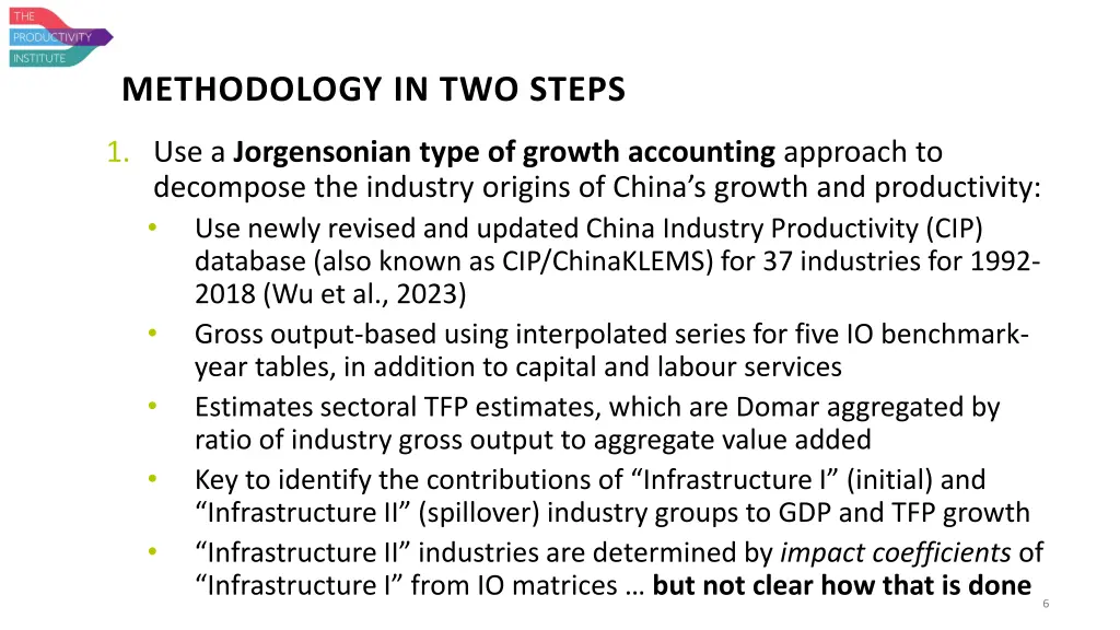 methodology in two steps