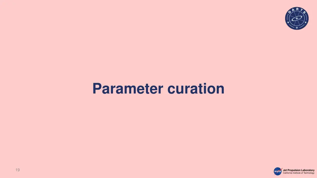 parameter curation