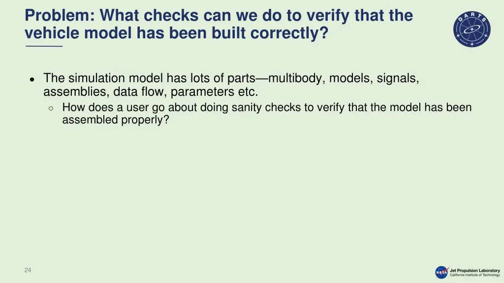problem what checks can we do to verify that