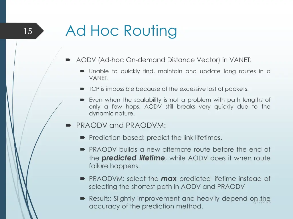 ad hoc routing 1