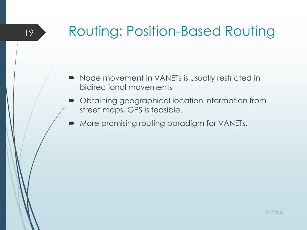 routing position based routing
