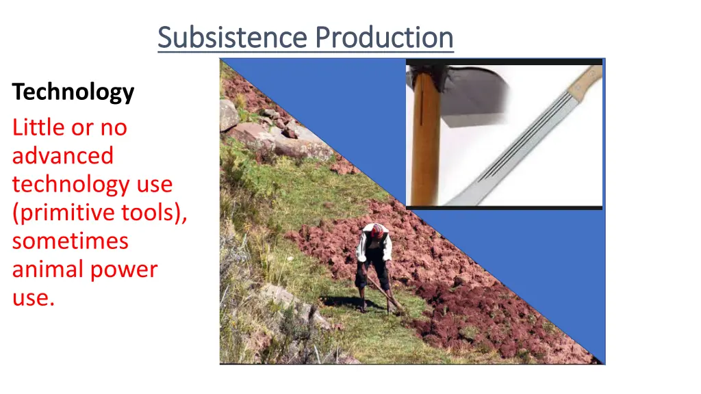 subsistence production subsistence production 5