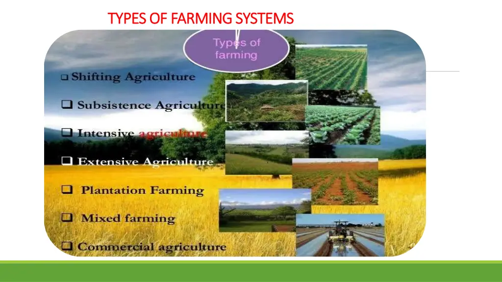 types of farming systems types of farming systems