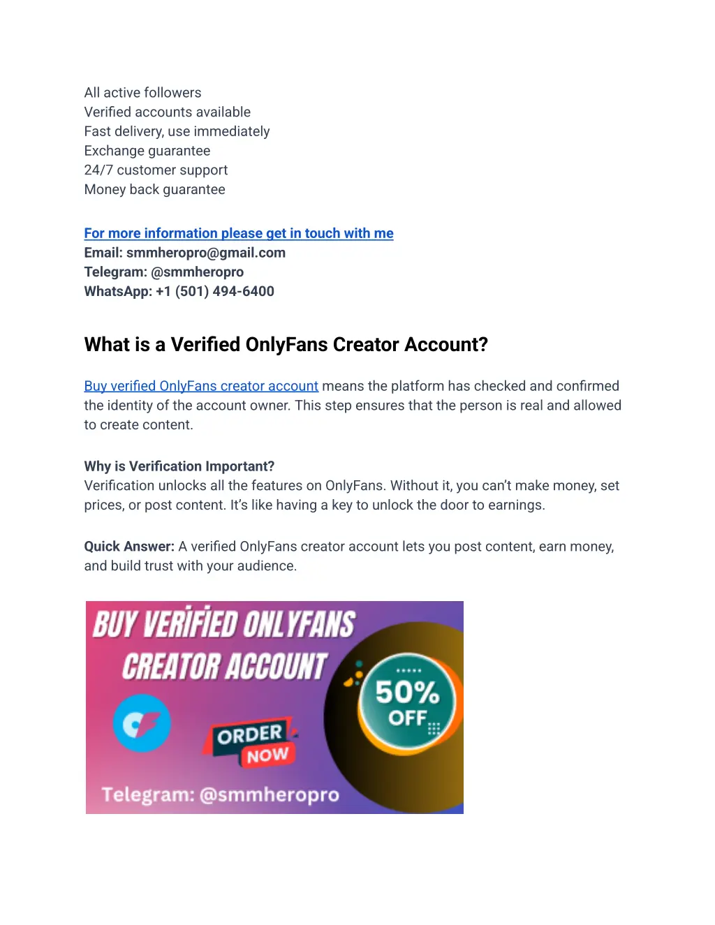 all active followers verified accounts available