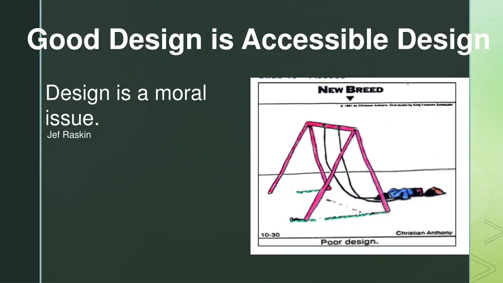 good design is accessible design