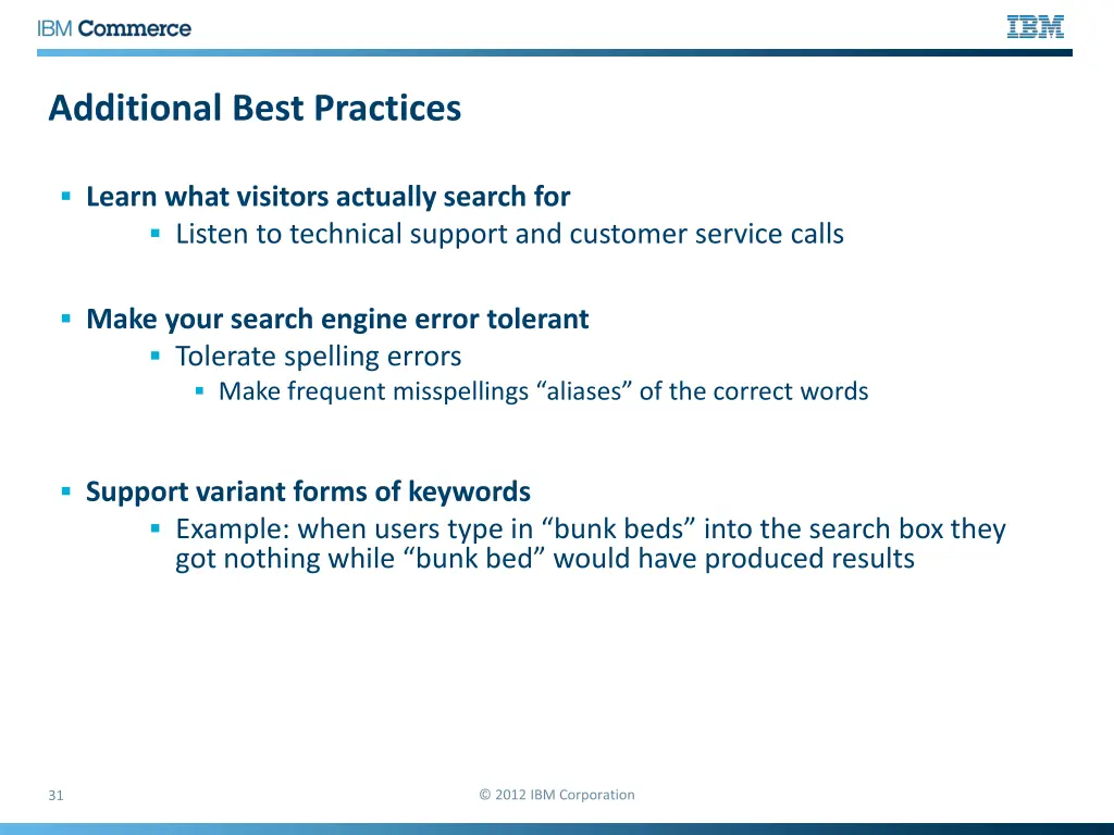 additional best practices
