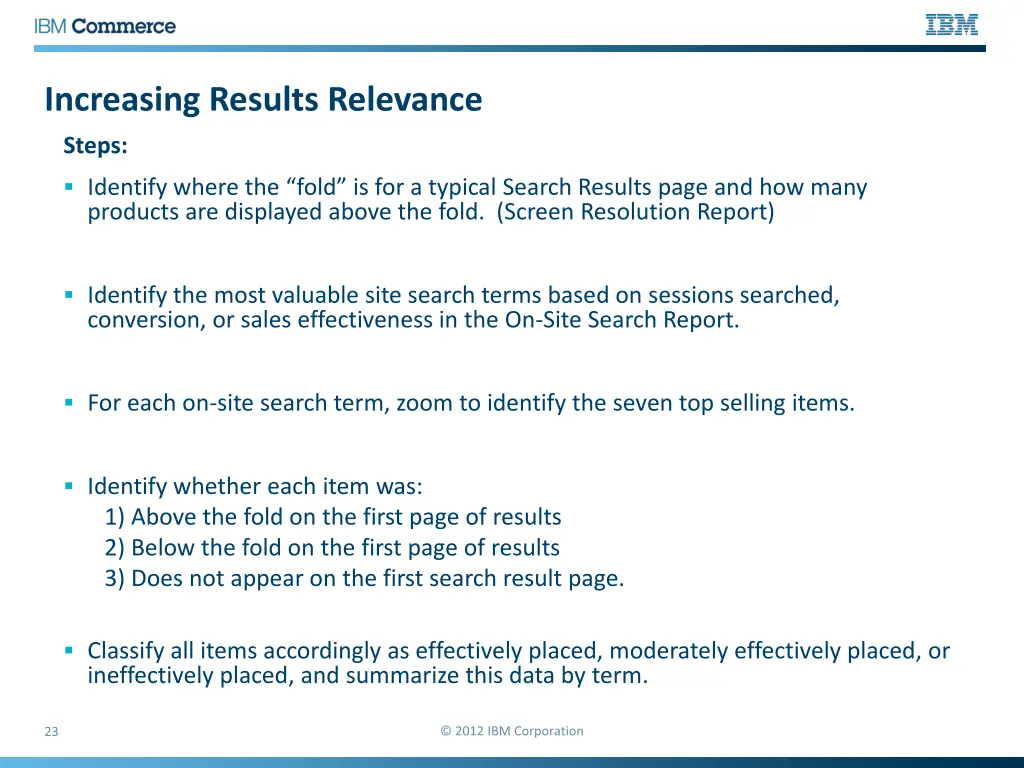 increasing results relevance 2