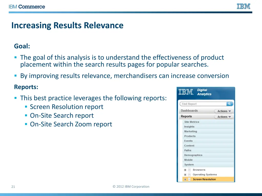 increasing results relevance