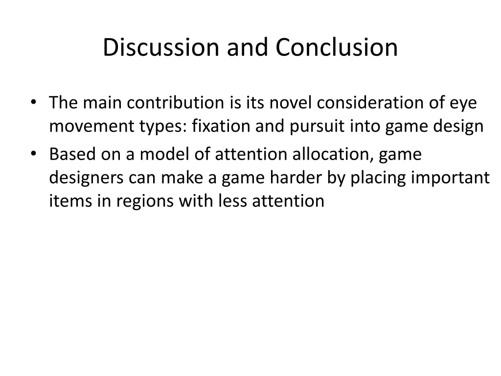 discussion and conclusion
