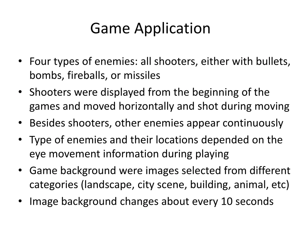 game application 2