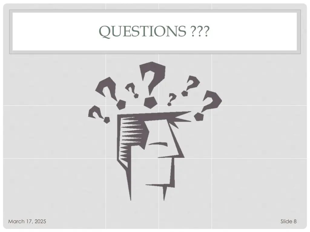 questions