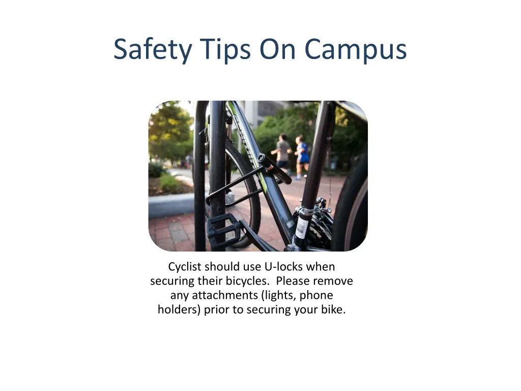 safety tips on campus 4