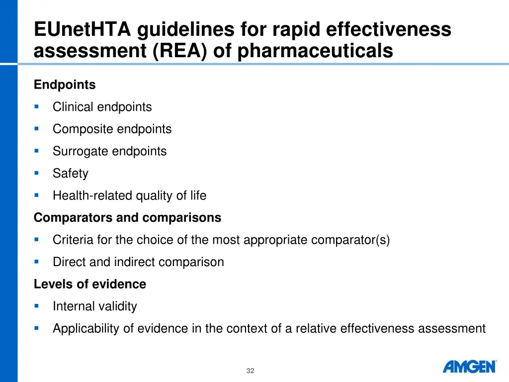 eunethta guidelines for rapid effectiveness