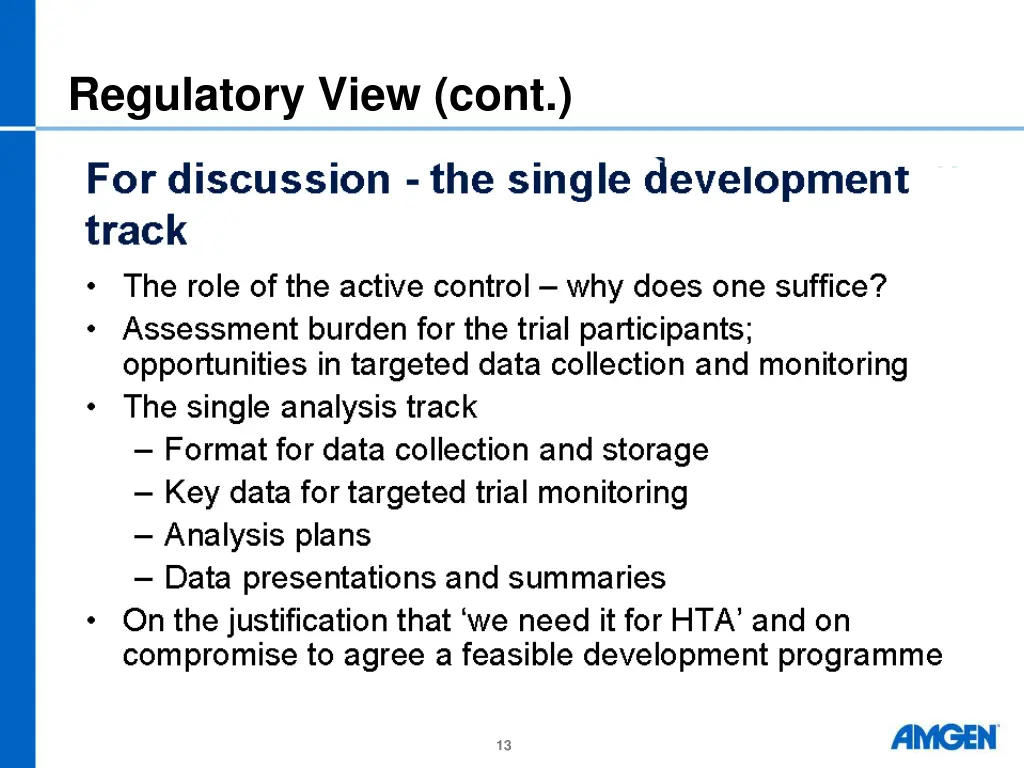 regulatory view cont 1