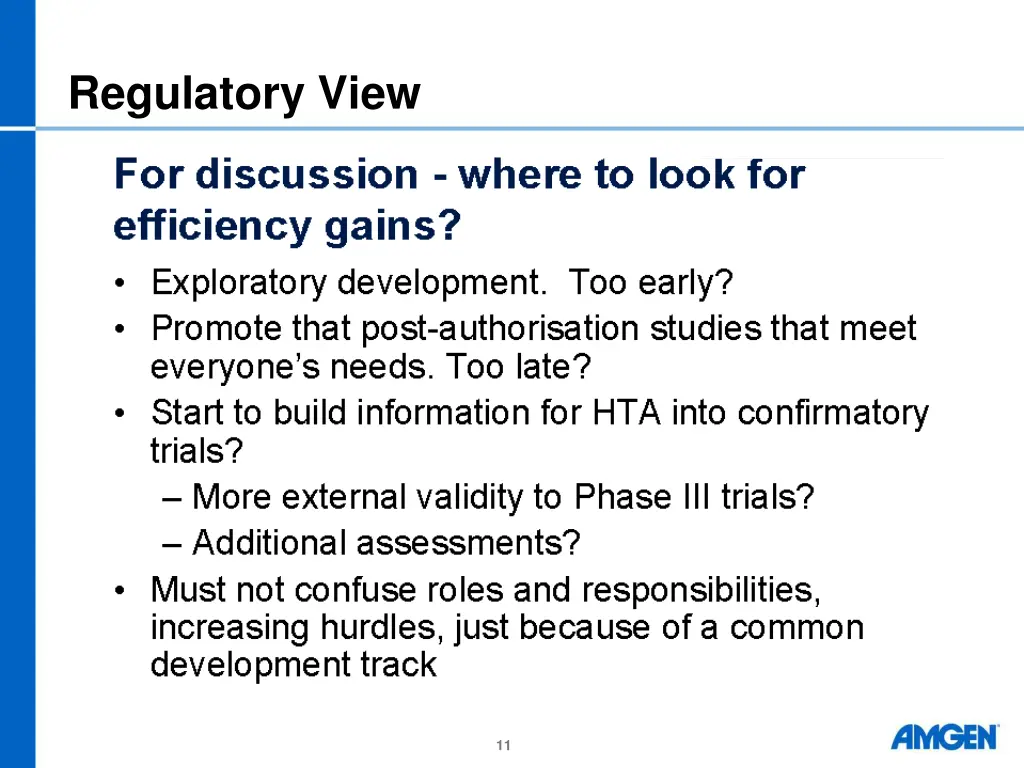 regulatory view