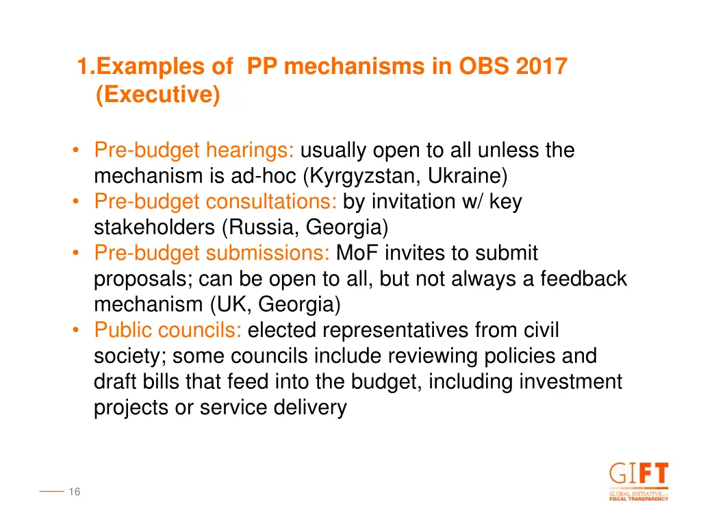 1 examples of pp mechanisms in obs 2017 executive