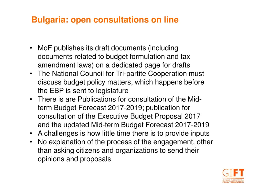 bulgaria open consultations on line