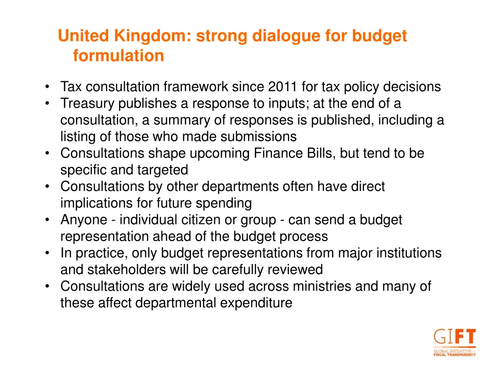 united kingdom strong dialogue for budget