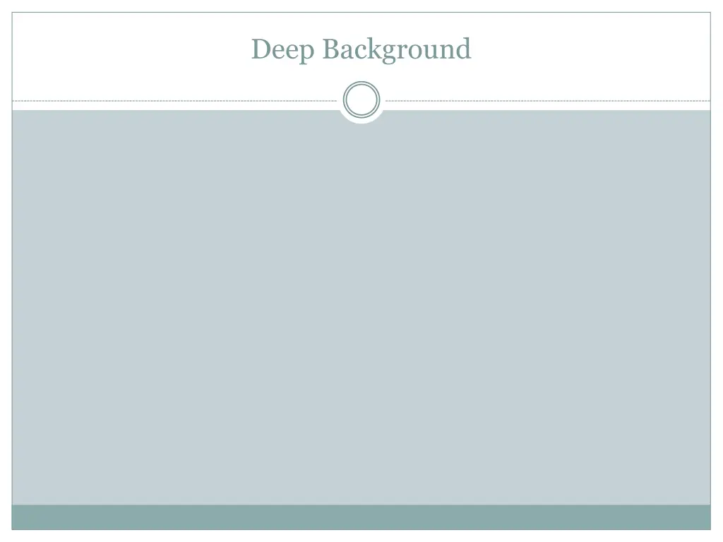 deep background