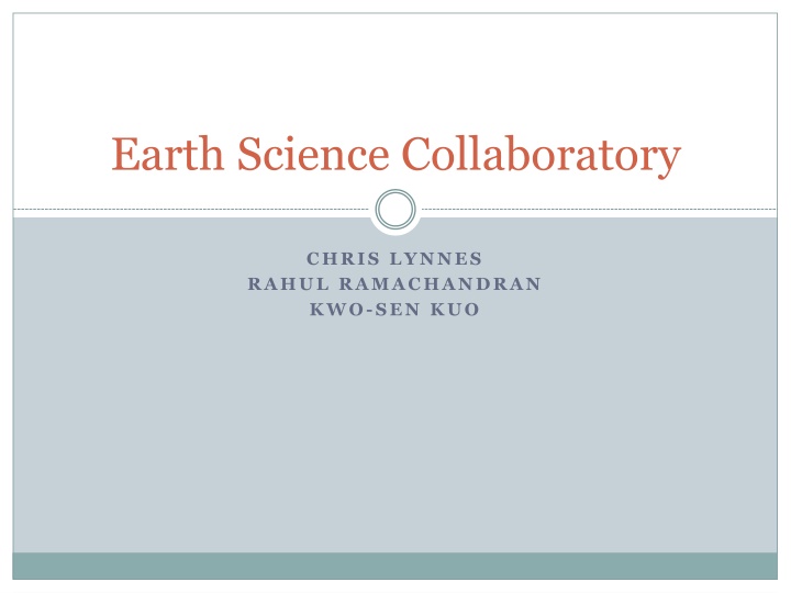 earth science collaboratory