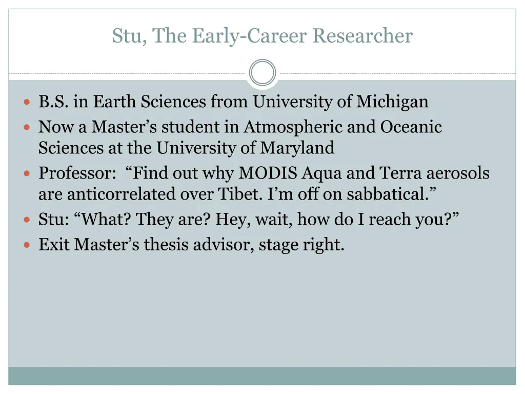 stu the early career researcher