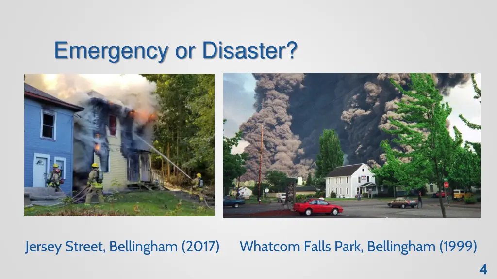 emergency or disaster 1