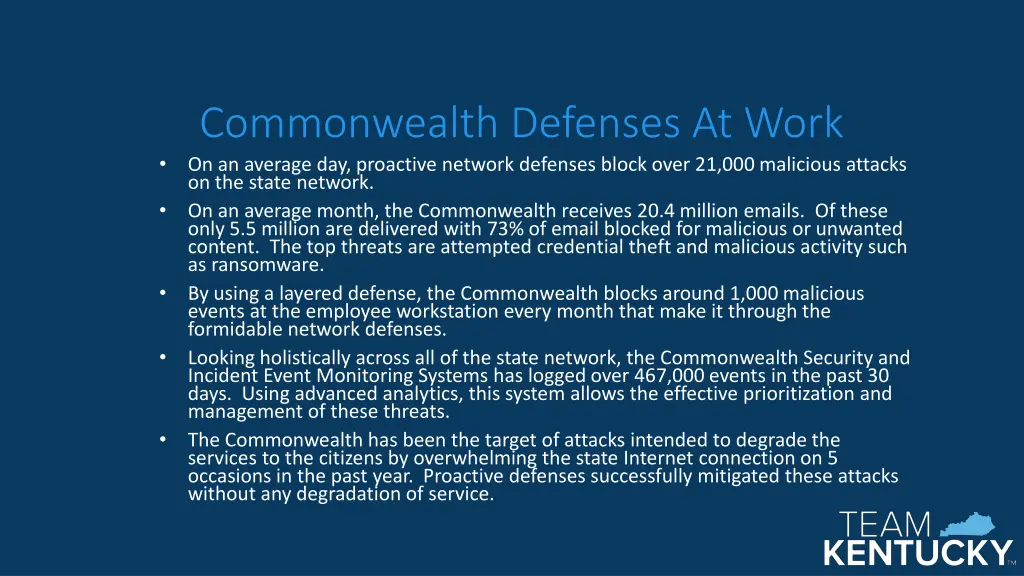 commonwealth defenses at work on an average
