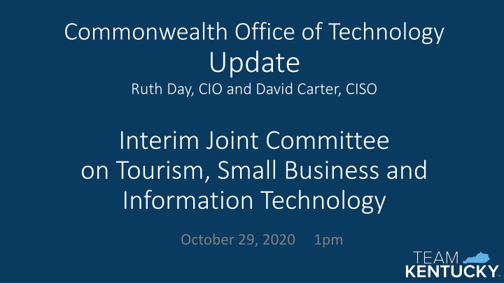 commonwealth office of technology update ruth
