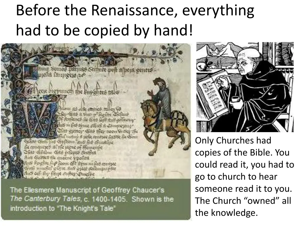 before the renaissance everything