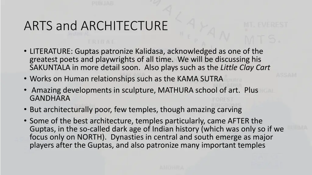 arts and architecture