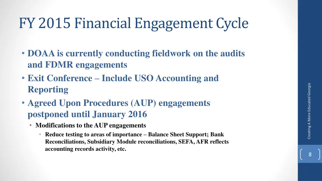 fy 2015 financial engagement cycle 3