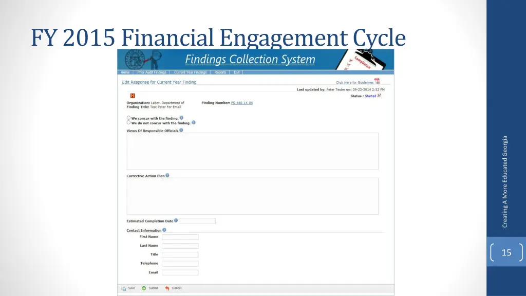 fy 2015 financial engagement cycle 5