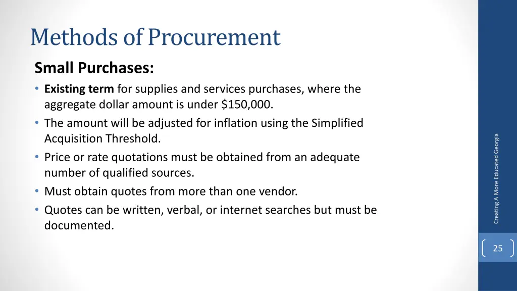 methods of procurement 1