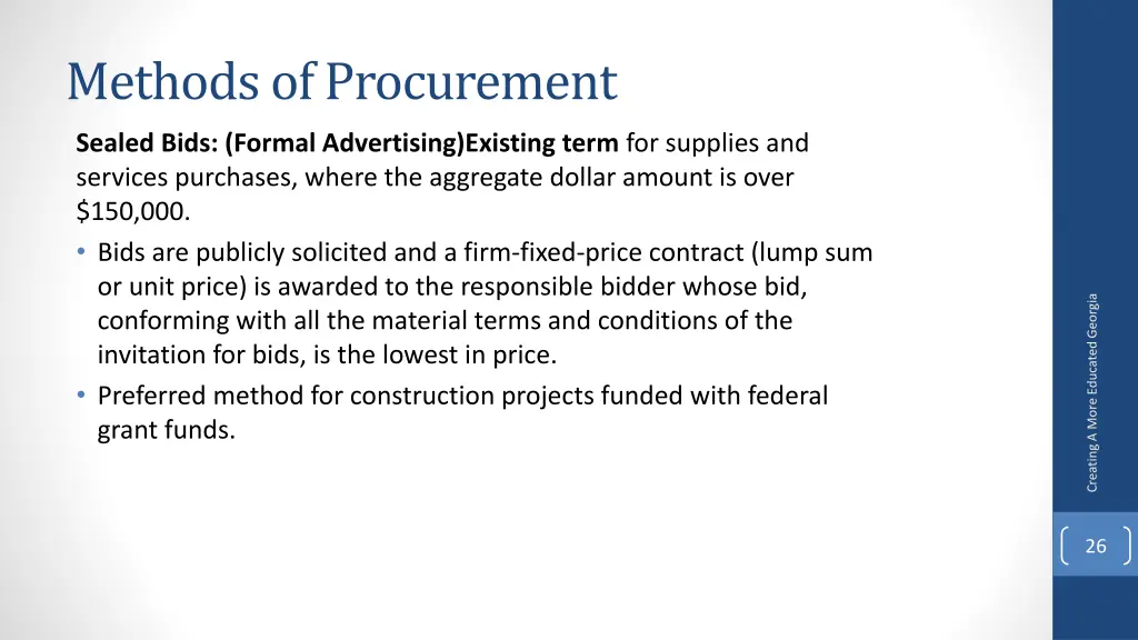 methods of procurement 2