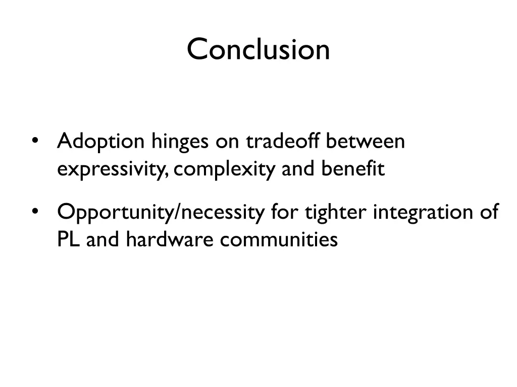 conclusion
