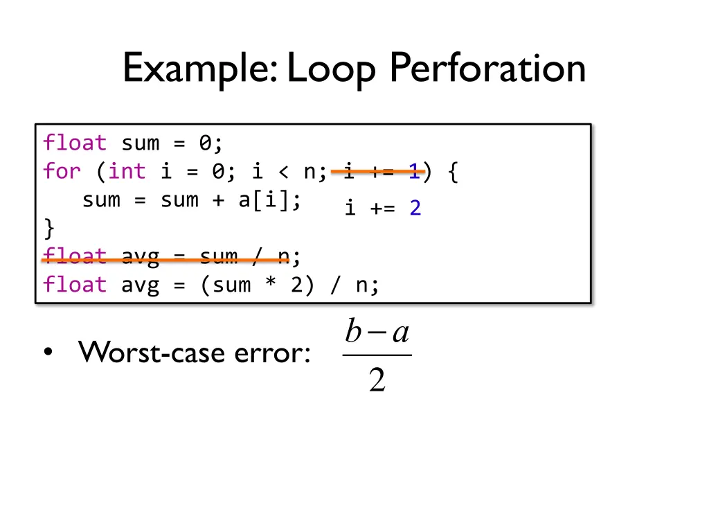 example loop perforation 3