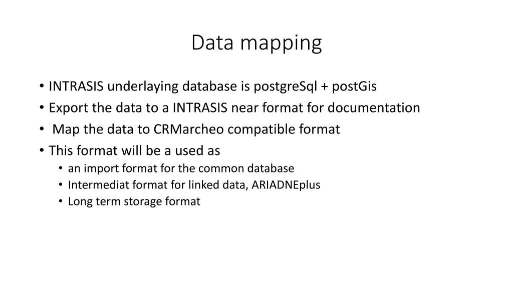 data mapping