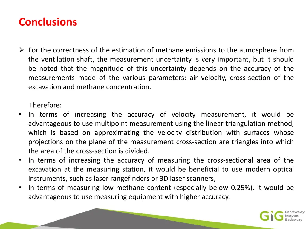 conclusions 1