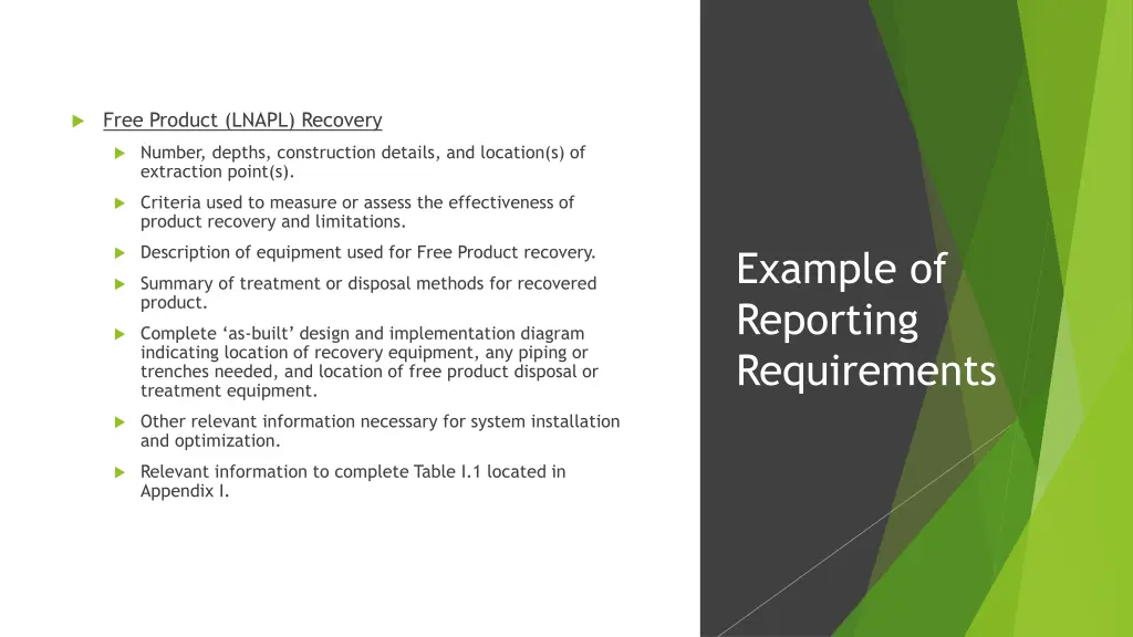 free product lnapl recovery