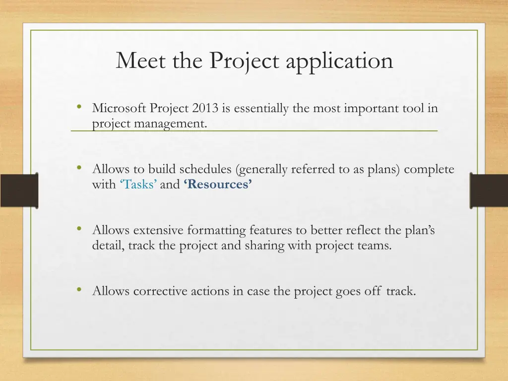 meet the project application