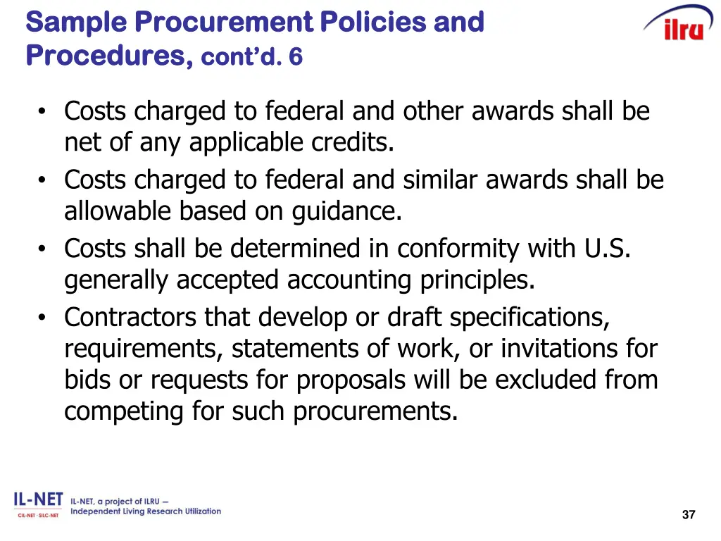 sample procurement policies and sample 2