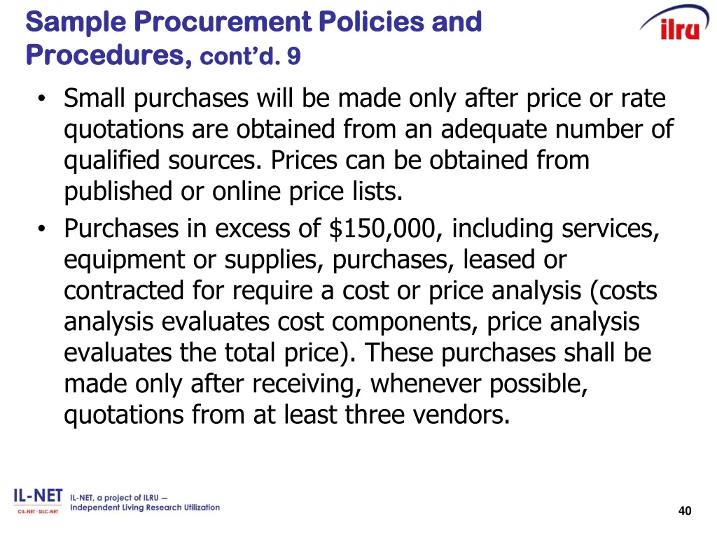 sample sample procurement procurement policies 4