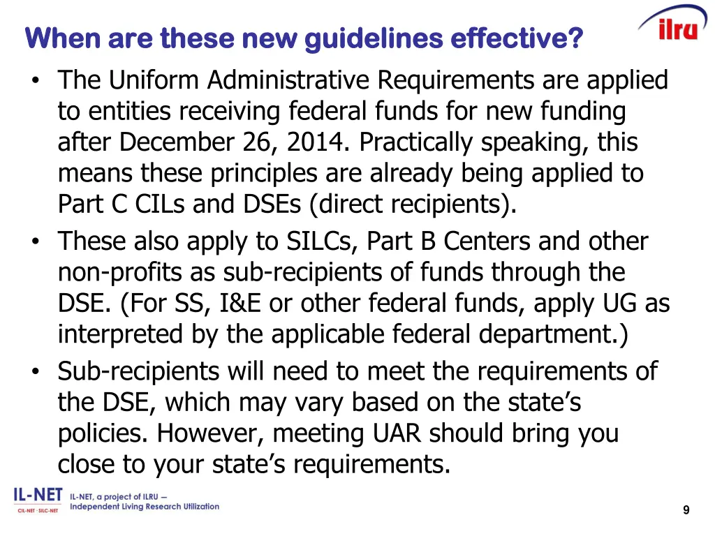 when are these new guidelines effective when
