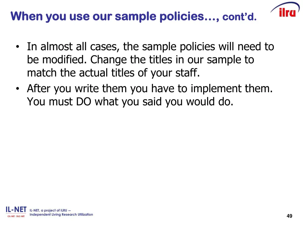 when you use our sample when you use our sample