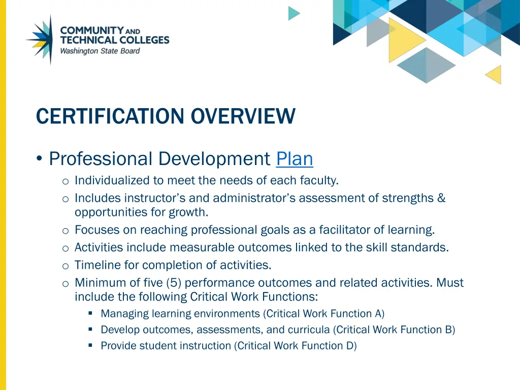 certification overview 1